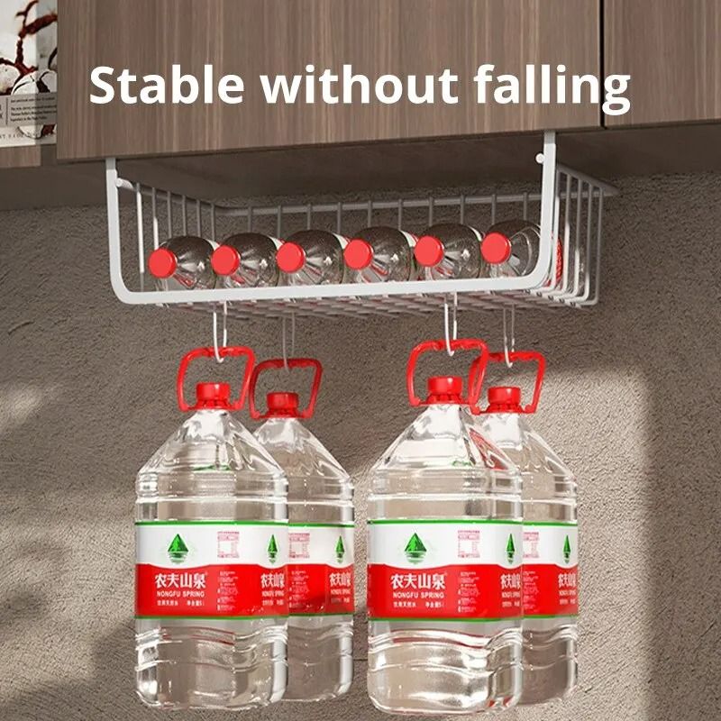 Hanging Iron Storage Net Basket 3