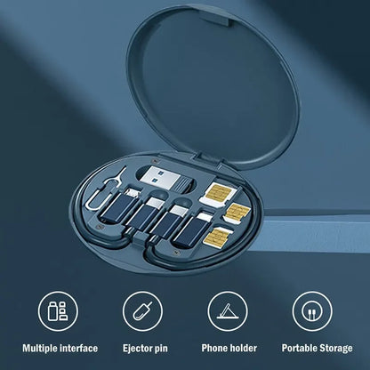 USB C to Lighting, Multi USB Type C Charging, Adapter Cable Kit, Conversion Set, USB A & Type C to Micro, Type C