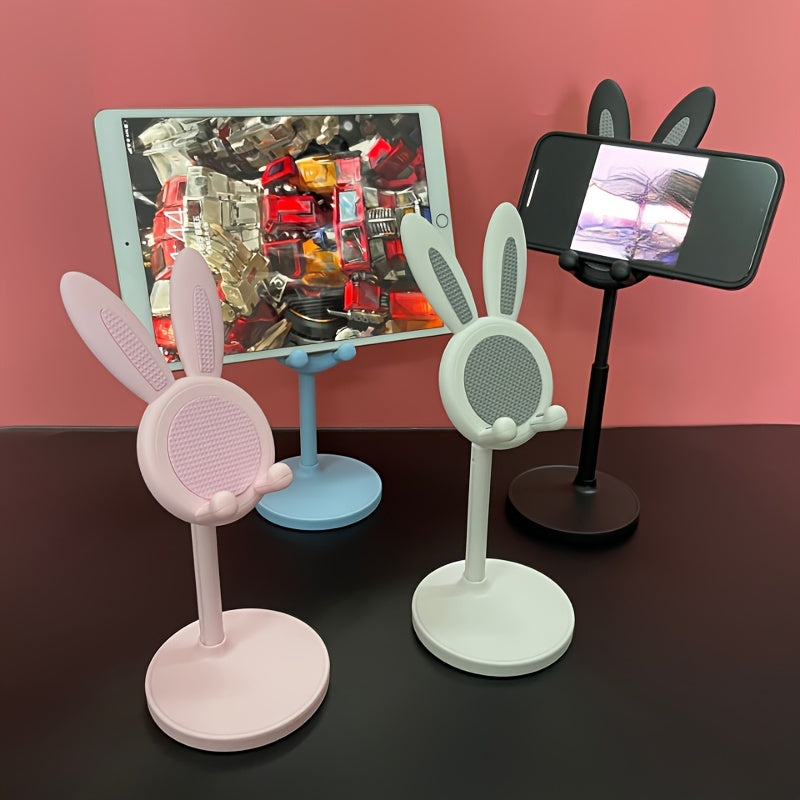 Adjustable, Cute, Bunny, Cartoon, Phone, Stand, Compatible, IPad, IPhone, Kindle, Switch, Tablet
