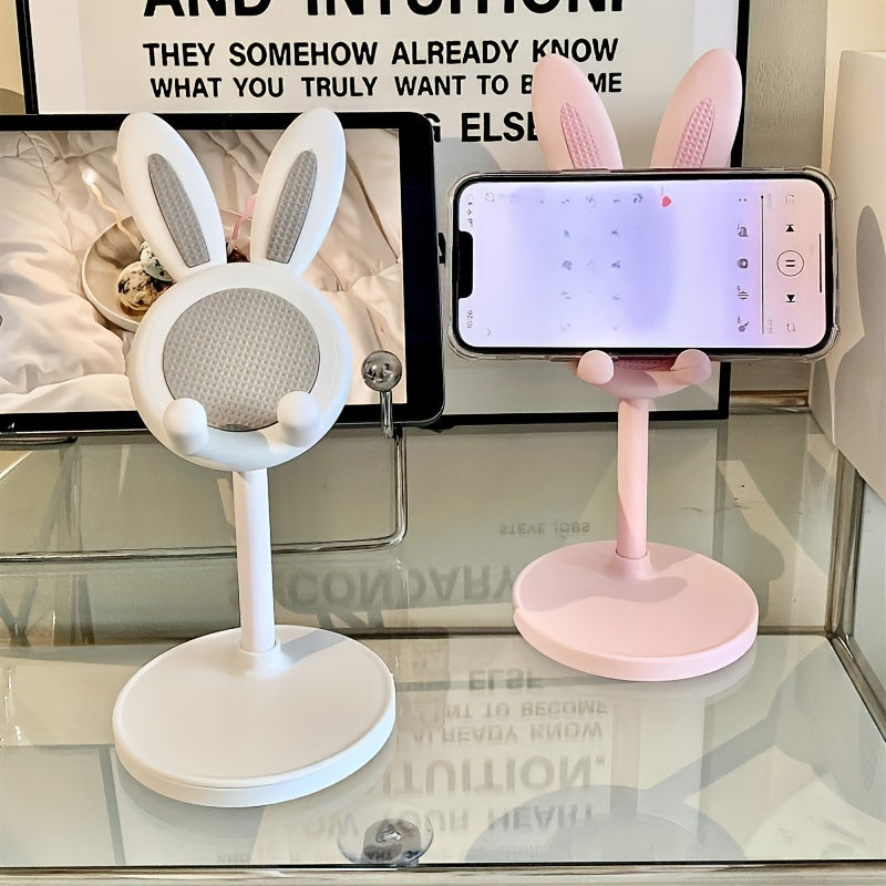 Adjustable, Cute, Bunny, Cartoon, Phone, Stand, Compatible, IPad, IPhone, Kindle, Switch, Tablet
