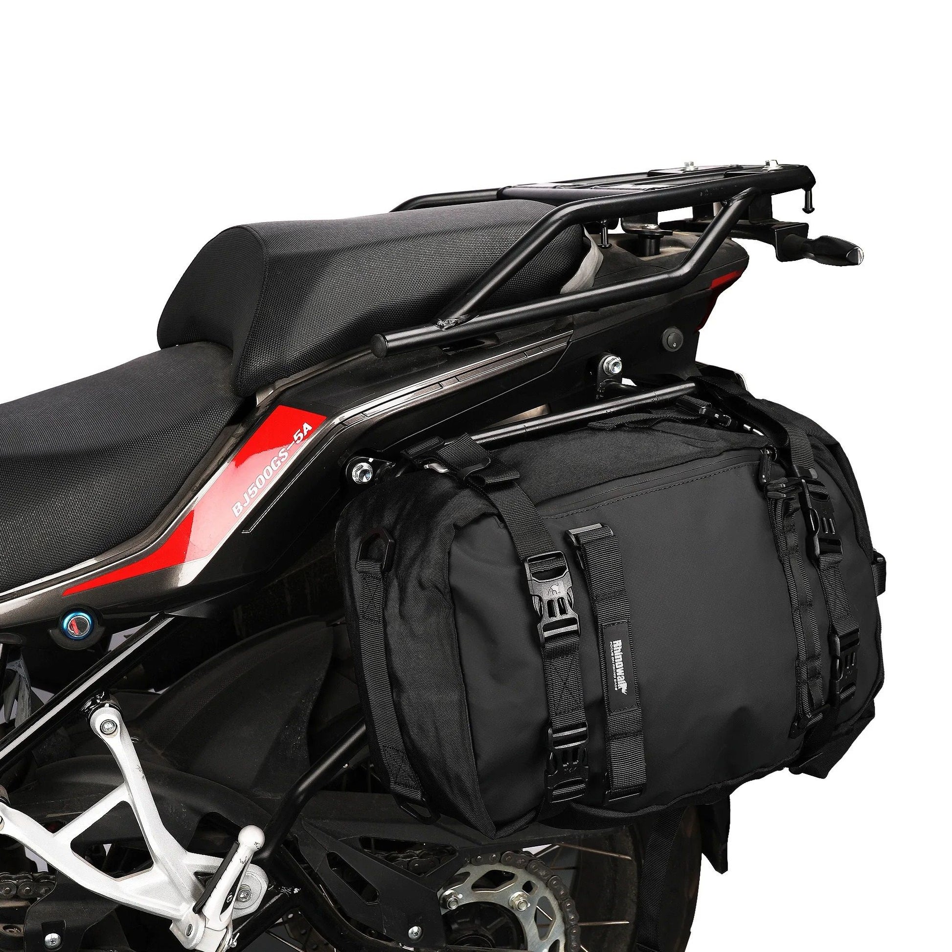 Motorcycle Waterproof Side Bag  Rear Seat Luggage 10L  20L  30L 1