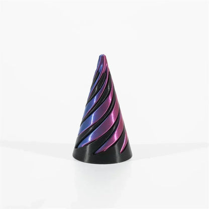 3D Spiral Cone Passthrough Sculpture 9