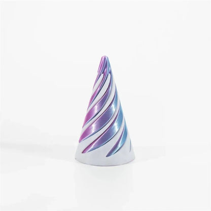 3D Spiral Cone Passthrough Sculpture 11