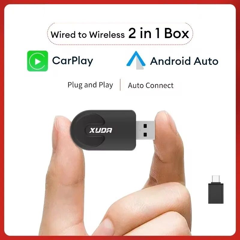 Smart Wireless Car Adapter For CarPlay And Android Auto 7