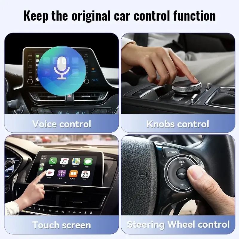 Smart Wireless Car Adapter For CarPlay And Android Auto 1