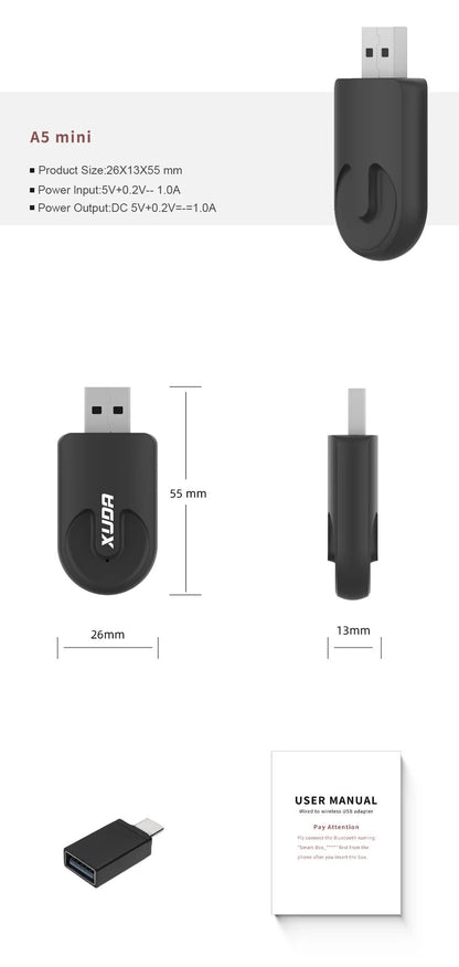 Smart Wireless Car Adapter For CarPlay And Android Auto 4