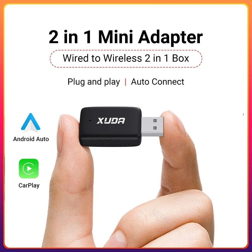 Smart Wireless Car Adapter For CarPlay And Android Auto 5