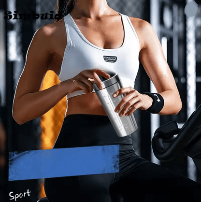TitanMix Stainless Steel Protein Shaker Bottle With Steel Ball Mixer 1