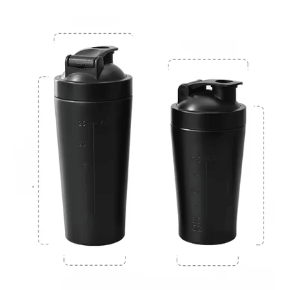 TitanMix Stainless Steel Protein Shaker Bottle With Steel Ball Mixer 2
