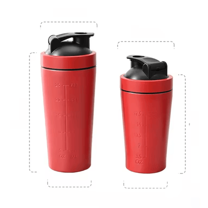 TitanMix Stainless Steel Protein Shaker Bottle With Steel Ball Mixer 5