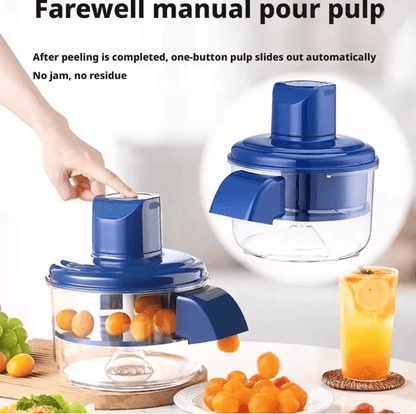 SmartPeel Electric Grape and Fruit Peeler Hands Free Peeling for Grapes Berries and Soft Fruits