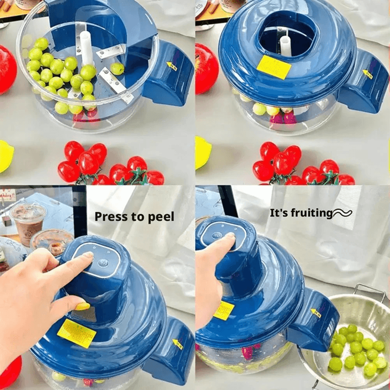 SmartPeel Electric Grape And Fruit Peeler Hands Free Peeling For Grapes Berries And Soft Fruits 3