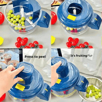 SmartPeel Electric Grape And Fruit Peeler Hands Free Peeling For Grapes Berries And Soft Fruits 3