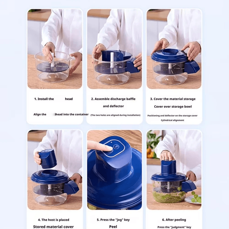 SmartPeel Electric Grape And Fruit Peeler Hands Free Peeling For Grapes Berries And Soft Fruits 6