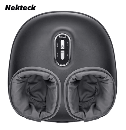 Nekteck Heated Shiatsu Foot Massager with Air Compression and Deep Kneading Therapy