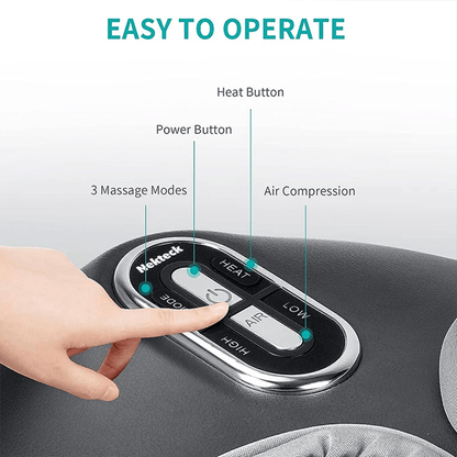 Nekteck Heated Shiatsu Foot Massager With Air Compression And Deep Kneading Therapy 1