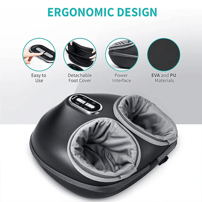 Nekteck Heated Shiatsu Foot Massager With Air Compression And Deep Kneading Therapy 3