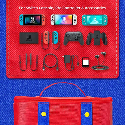 Protective Carrying Case For Nintendo Switch 2 OLED With Storage For Controllers And Accessories 4