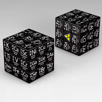 3x3x3 Educational Magic Puzzle Cube  STEM Math  Chemistry Learning Toy For Kids With Display Base 1
