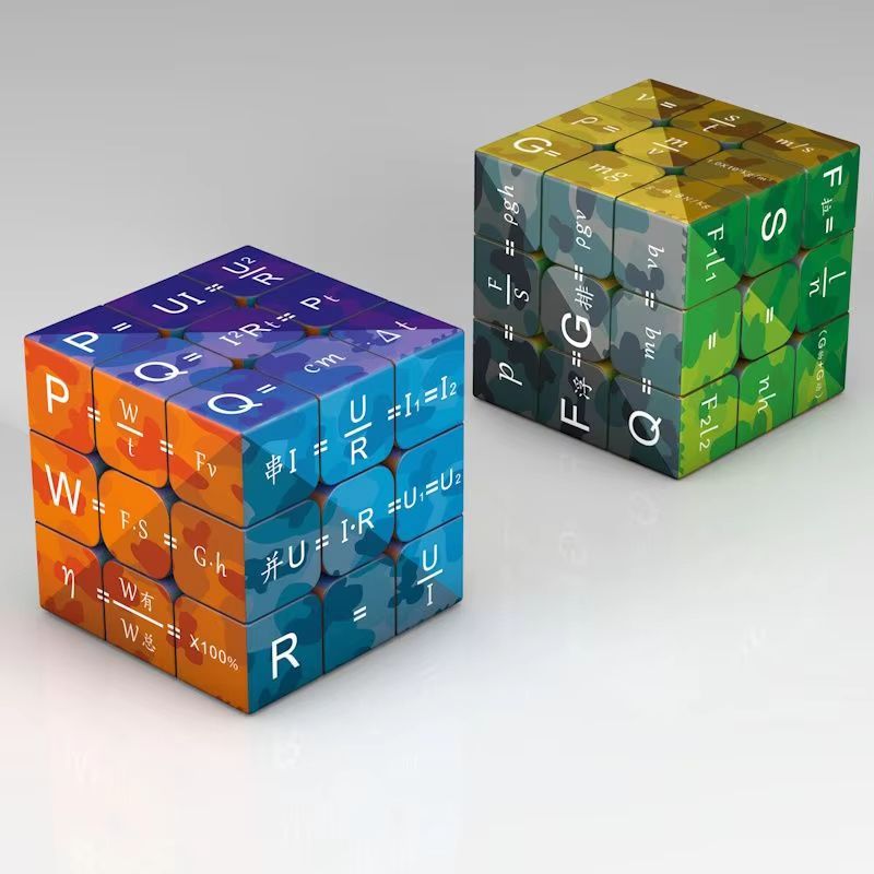 3x3x3 Educational Magic Puzzle Cube  STEM Math  Chemistry Learning Toy For Kids With Display Base 5