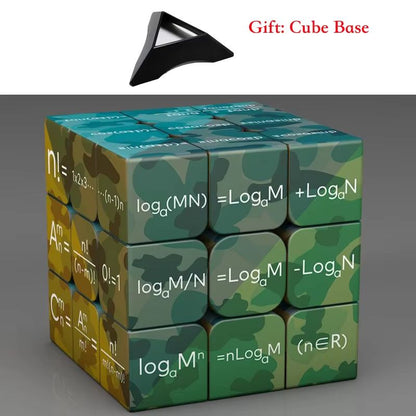 3x3x3 Educational Magic Puzzle Cube  STEM Math  Chemistry Learning Toy For Kids With Display Base 8