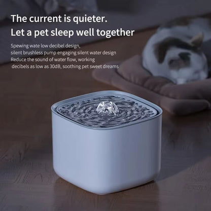 3L Smart Pet Water Fountain  Automatic USB Cat Water Dispenser With Quiet Circulating Filter  Motio 5