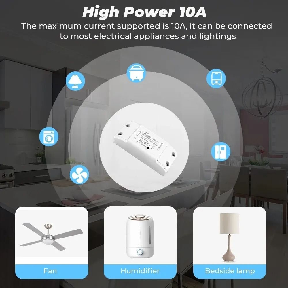 Smart WiFi Remote Switch Module For DIY Home Automation 4
