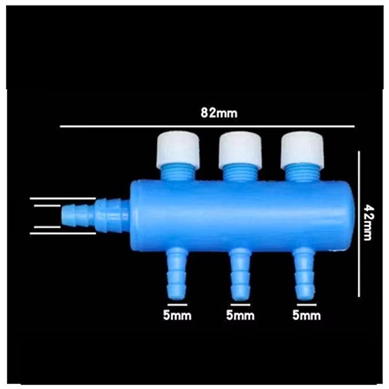 Aquarium Air Flow Control Valve Splitter  Precision Oxygen Distributor For Fish Tanks  Pumps 10