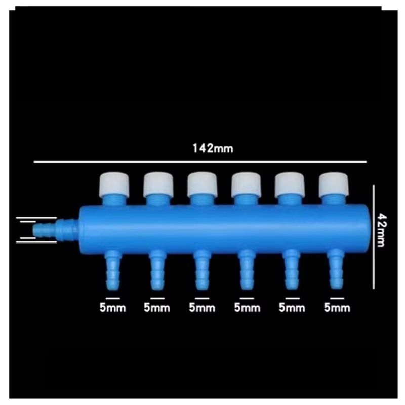 Aquarium Air Flow Control Valve Splitter  Precision Oxygen Distributor For Fish Tanks  Pumps 8