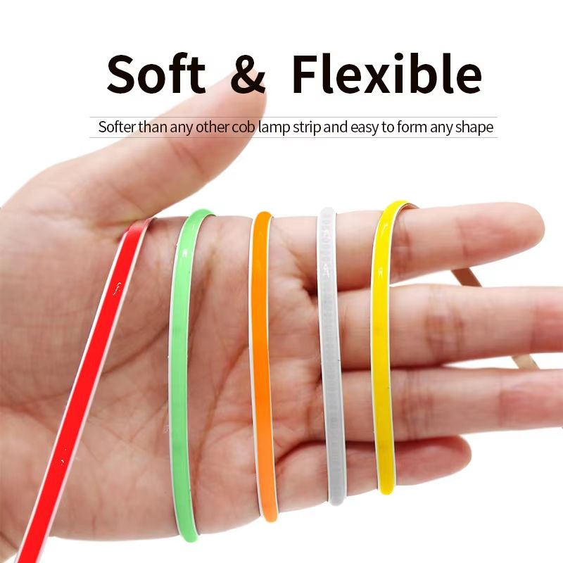 LumiFlex 12V COB LED Strip Lights  Ultra Slim 27mm HighBrightness MultiColor Tape For Room  Decorat 2