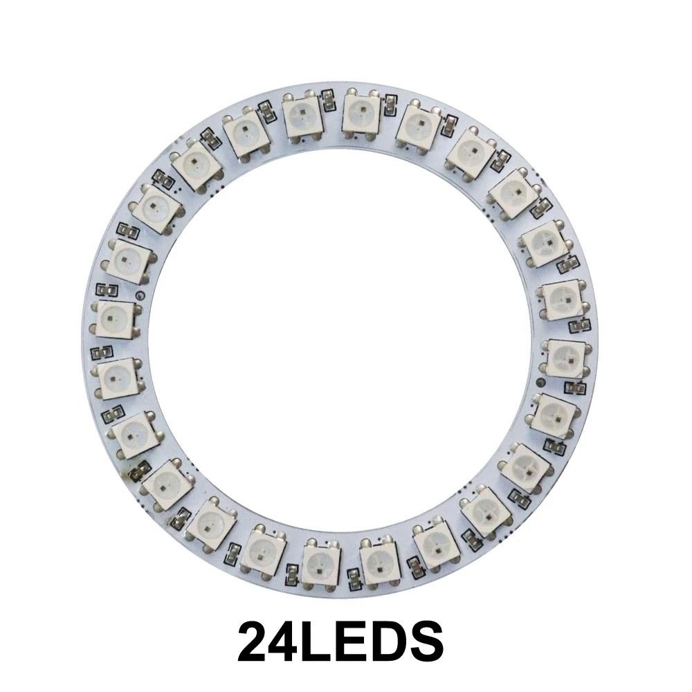 Smart Addressable RGB LED Pixel Ring Kit With Controller 9