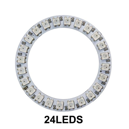 Smart Addressable RGB LED Pixel Ring Kit With Controller 9