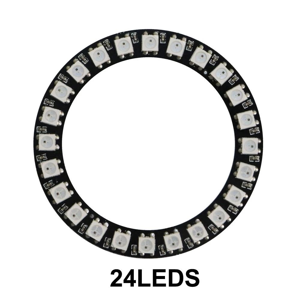 Smart Addressable RGB LED Pixel Ring Kit With Controller 10
