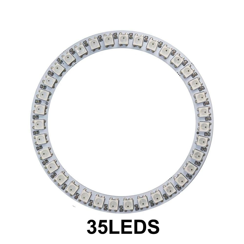 Smart Addressable RGB LED Pixel Ring Kit With Controller 11
