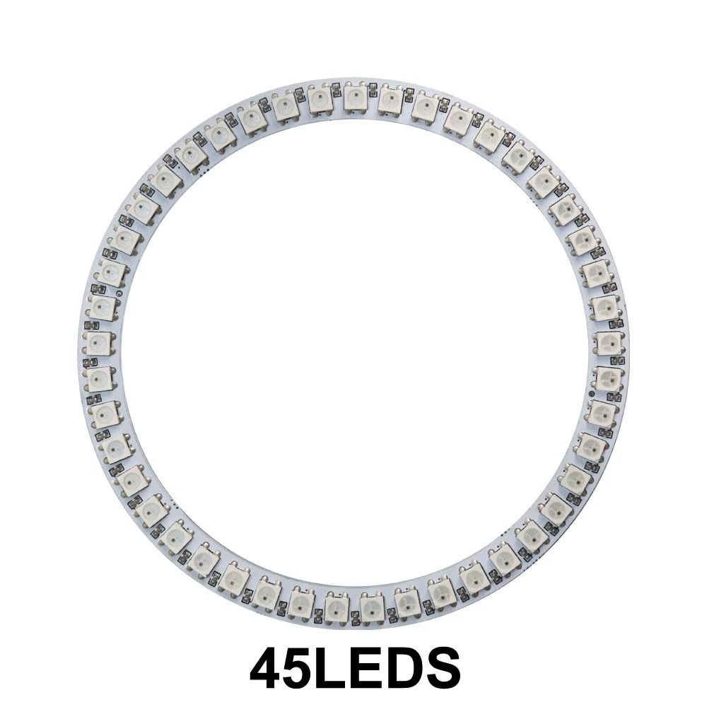 Smart Addressable RGB LED Pixel Ring Kit With Controller 12