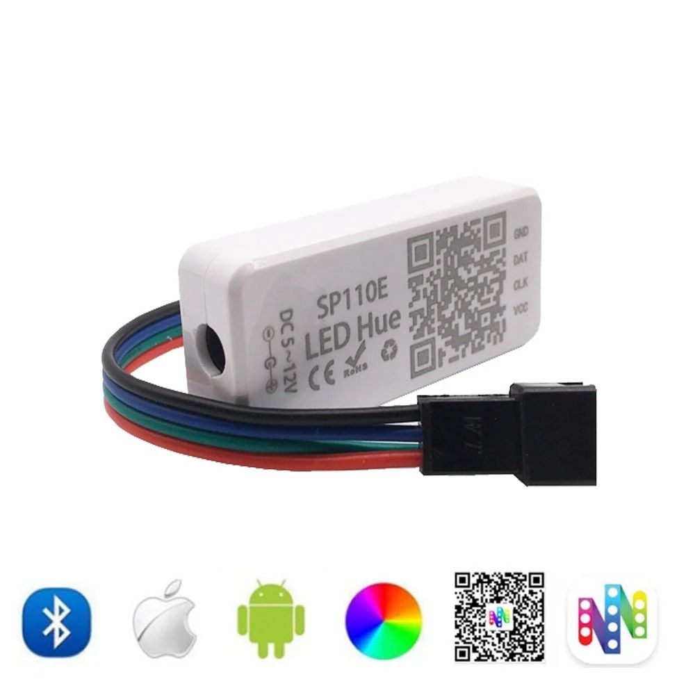 Smart Addressable RGB LED Pixel Ring Kit With Controller 15