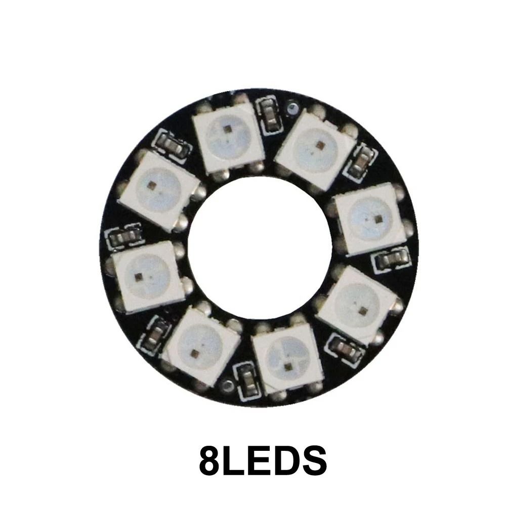 Smart Addressable RGB LED Pixel Ring Kit With Controller 7