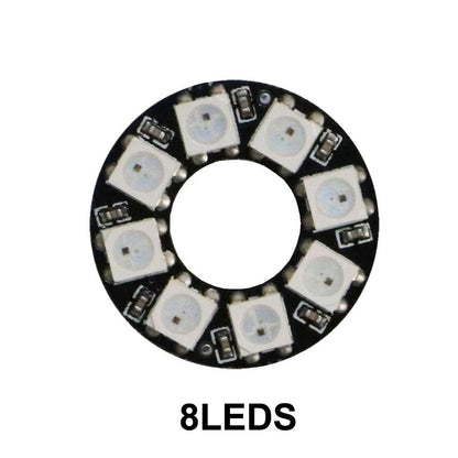 Smart Addressable RGB LED Pixel Ring Kit With Controller 7