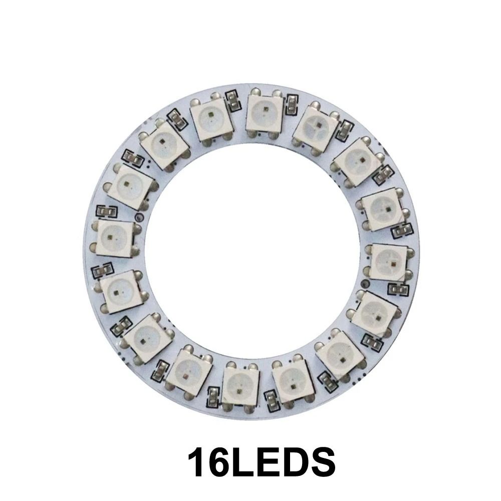 Smart Addressable RGB LED Pixel Ring Kit With Controller 8