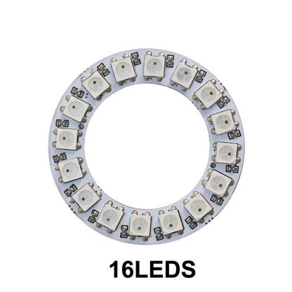 Smart Addressable RGB LED Pixel Ring Kit With Controller 8