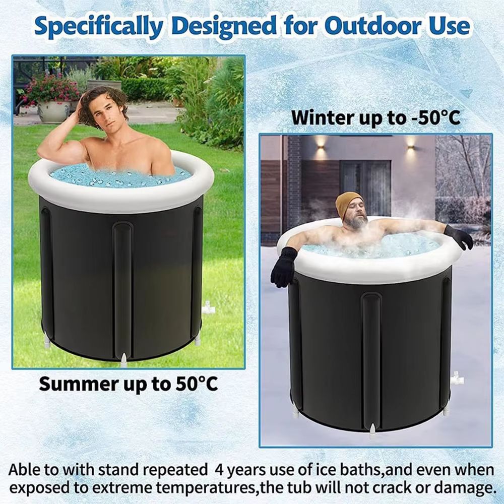 MAYZANEN Cold Plunge Ice Bath Tub  Portable Collapsible Bathtub For Recovery Wellness  Water Therap 3