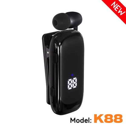 Wireless Business Earphones With LED Display And Noise Cancellation 9
