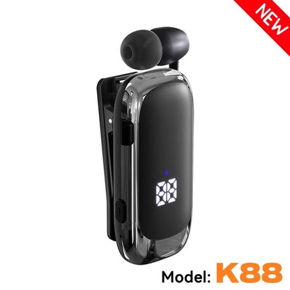 Wireless Business Earphones With LED Display And Noise Cancellation 10