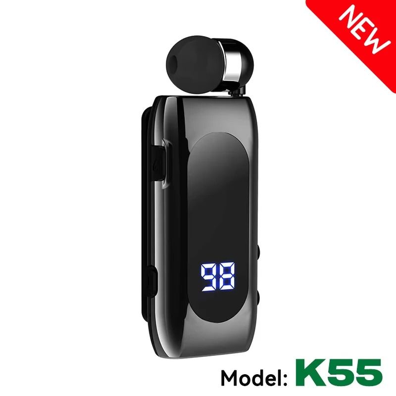 Wireless Business Earphones With LED Display And Noise Cancellation 12