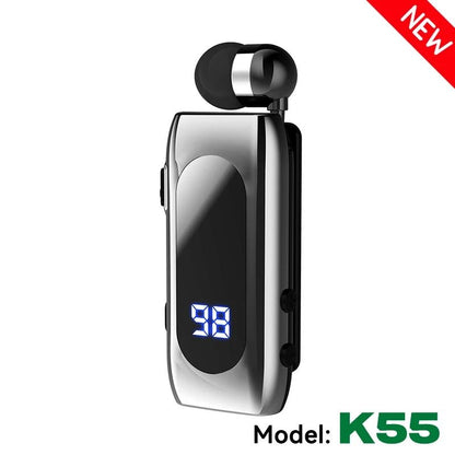 Wireless Business Earphones With LED Display And Noise Cancellation 7