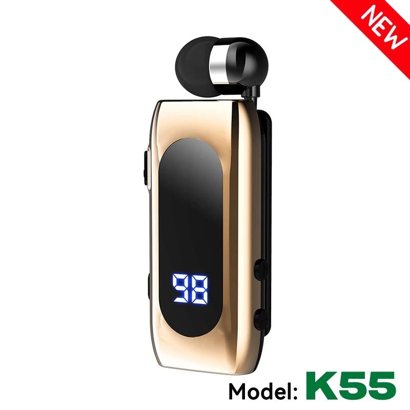 Wireless Business Earphones With LED Display And Noise Cancellation 8
