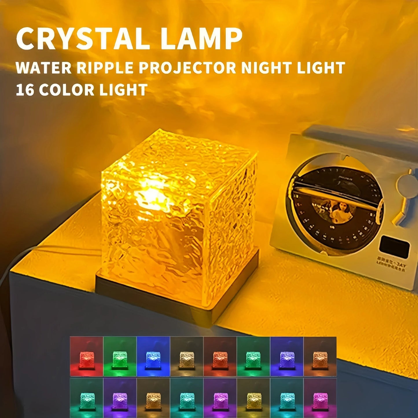 Ocean Wave Aurora Projector Light With Remote And 16 Colors 3