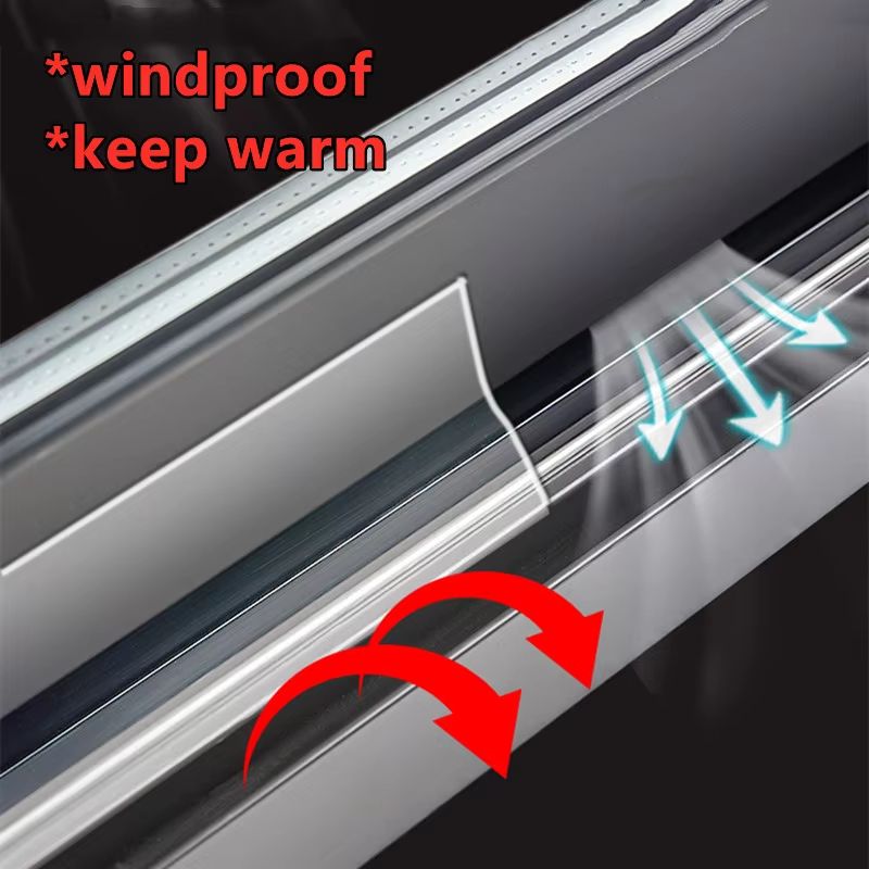 SealMax 5M Door  Window Weather Strip  SelfAdhesive Windproof Rubber Seal 3