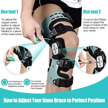 NEENCA OA Unloader Knee Brace  Adjustable Support For Arthritis  Osteoarthritis Relief 2