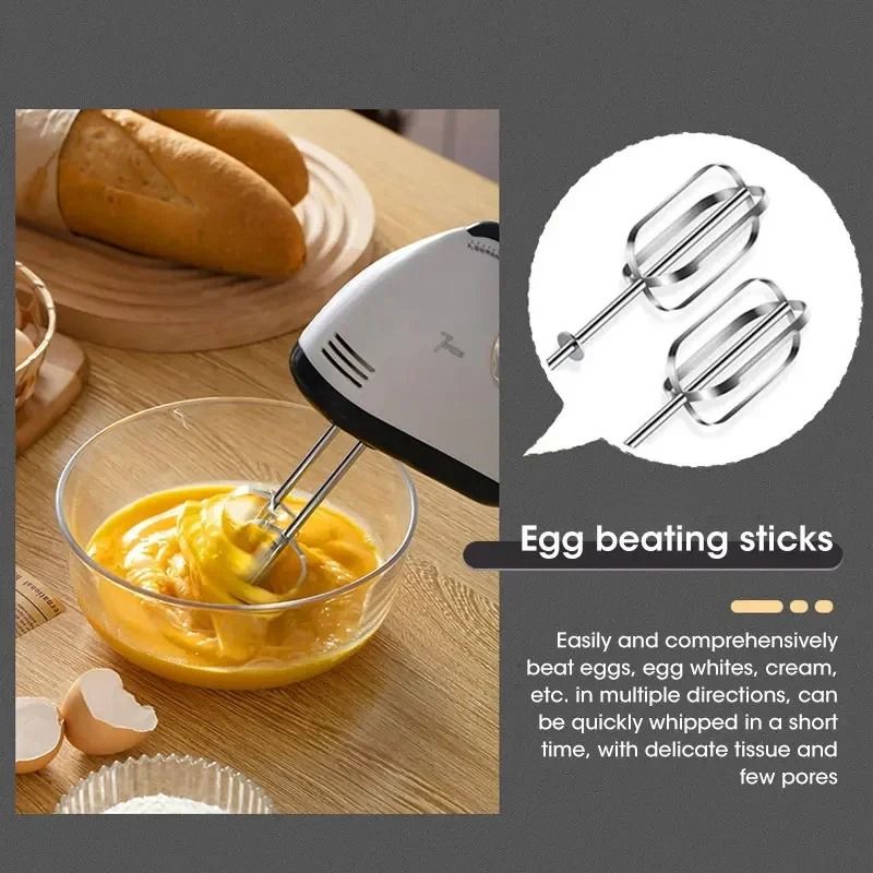 Handheld 7 Speed Electric Dough And Cream Mixer 2